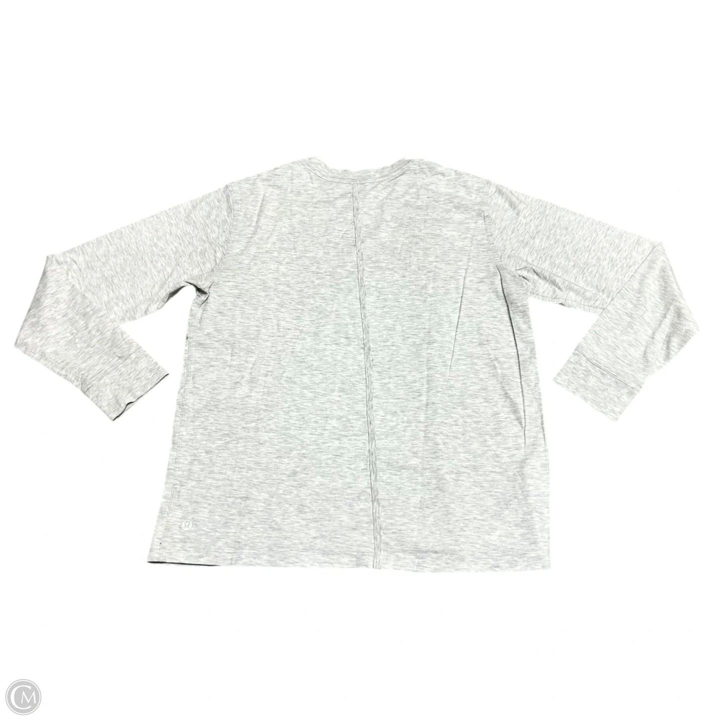 Top Long Sleeve Basic By Lululemon In Grey, Size: M