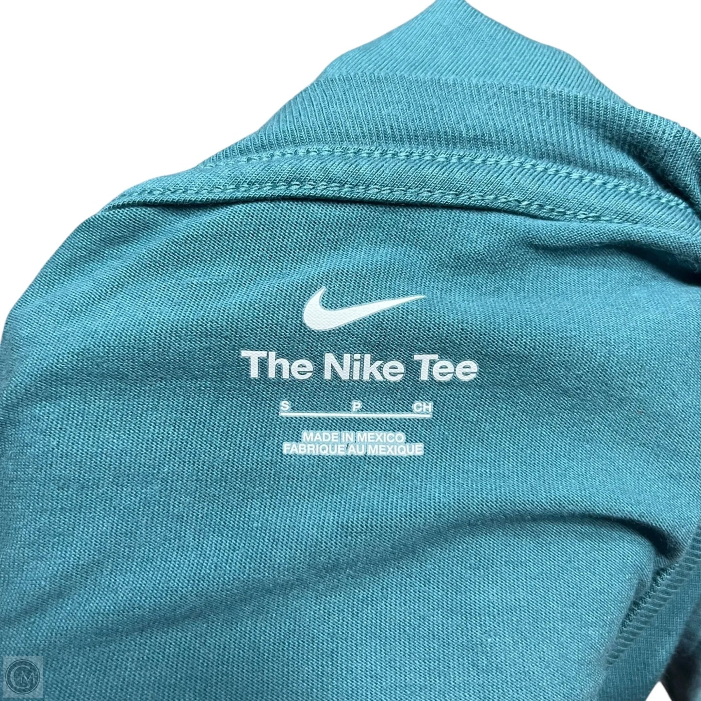 Top Short Sleeve By Nike In Green, Size: S
