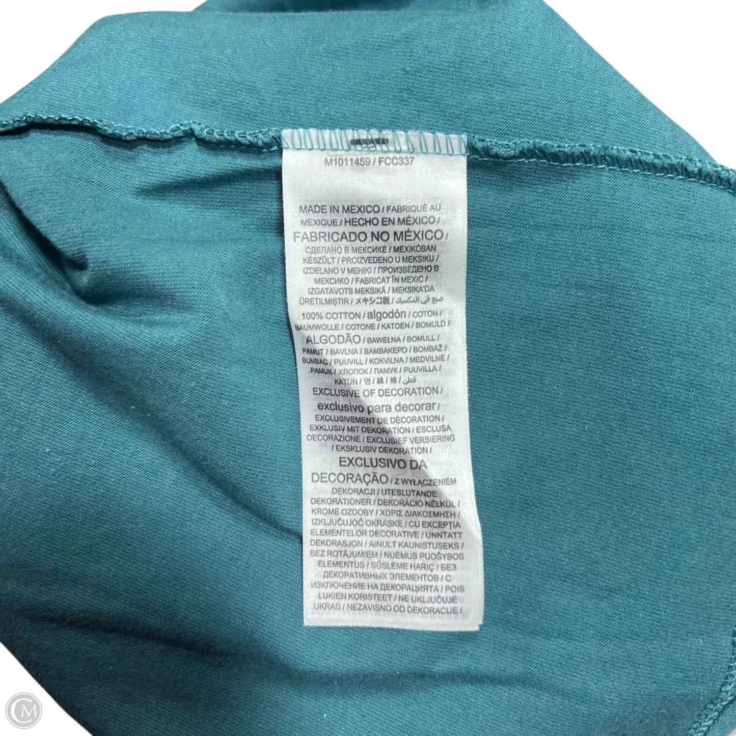 Top Short Sleeve By Nike In Green, Size: S