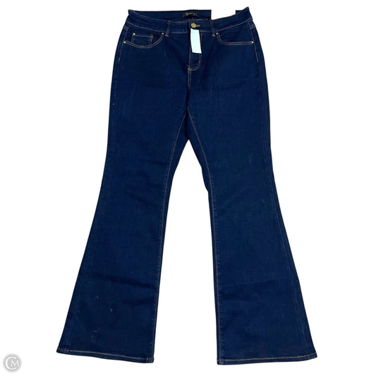 Jeans Straight By Ann Taylor In Blue Denim, Size: 8