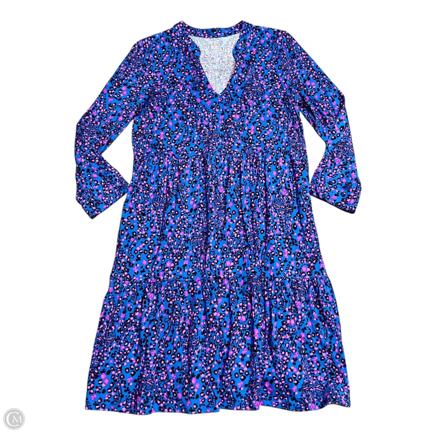 Dress Designer By Lilly Pulitzer In Blue & Purple, Size: S