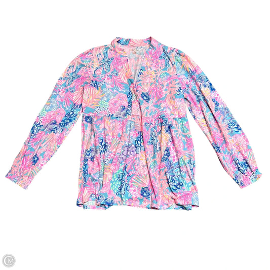 Dress Designer By Lilly Pulitzer In Blue & Pink, Size: S