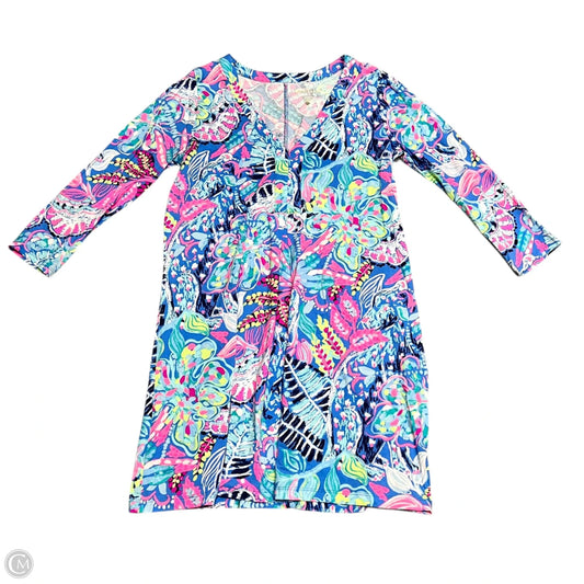 Dress Designer By Lilly Pulitzer In Blue & Pink, Size: M