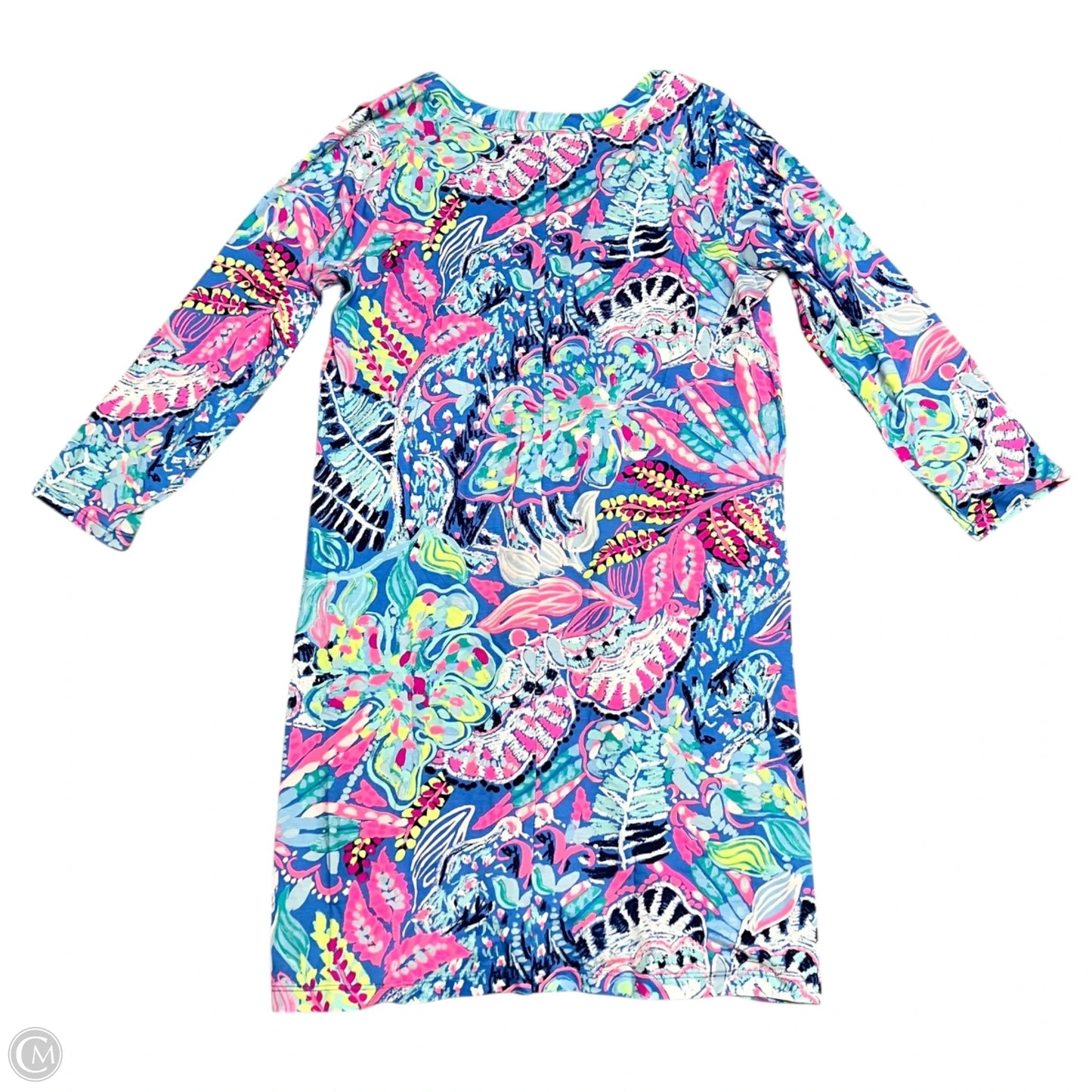 Dress Designer By Lilly Pulitzer In Blue & Pink, Size: M