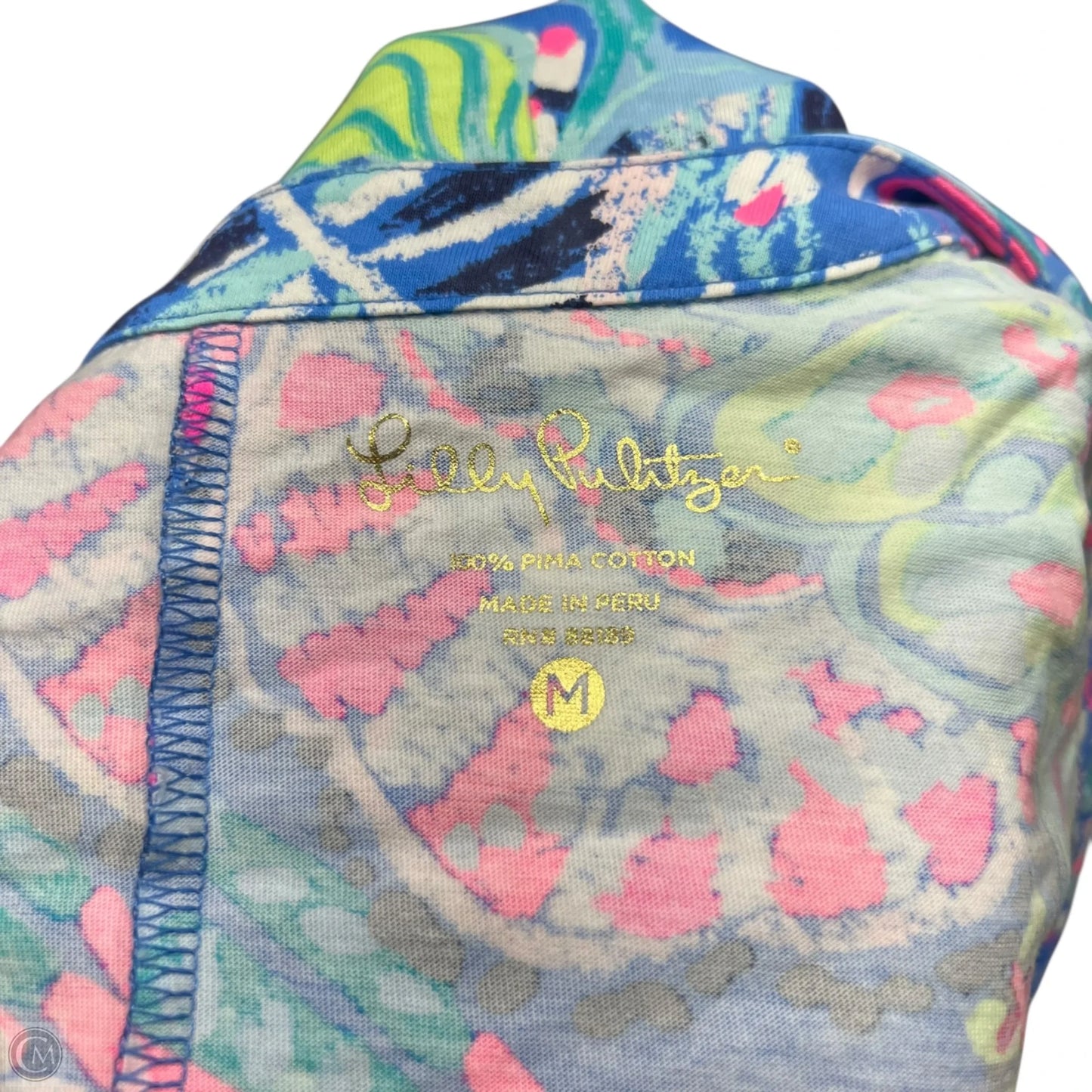 Dress Designer By Lilly Pulitzer In Blue & Pink, Size: M