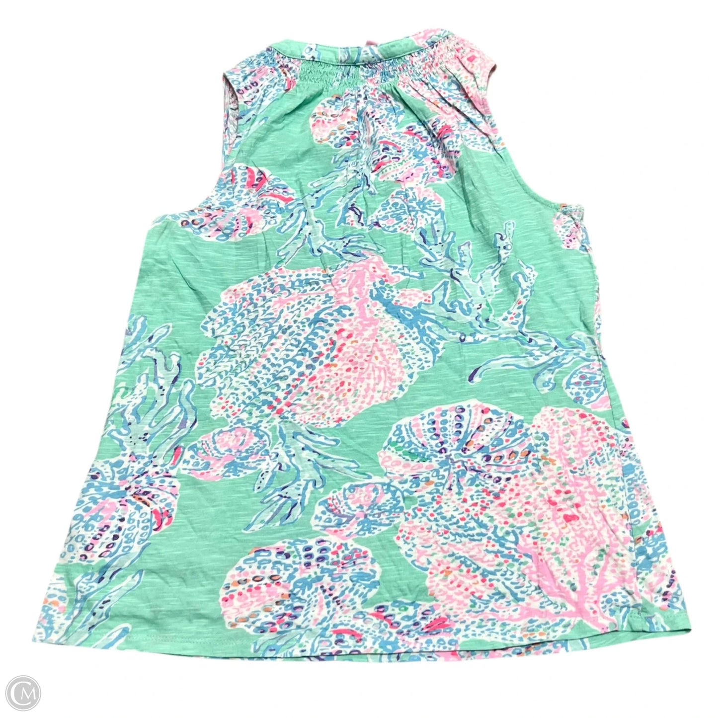 Tank Top Designer By Lilly Pulitzer In Teal, Size: S