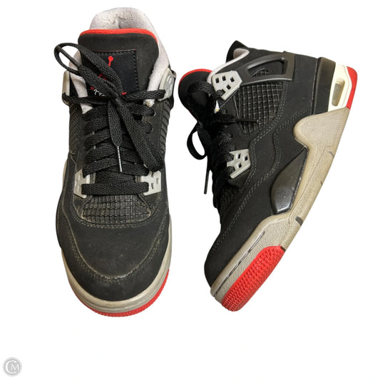 Shoes Luxury Designer By Jordan In Black & Red, Size: 7