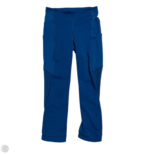 Athletic Leggings Capris By Lululemon In Blue, Size: 4