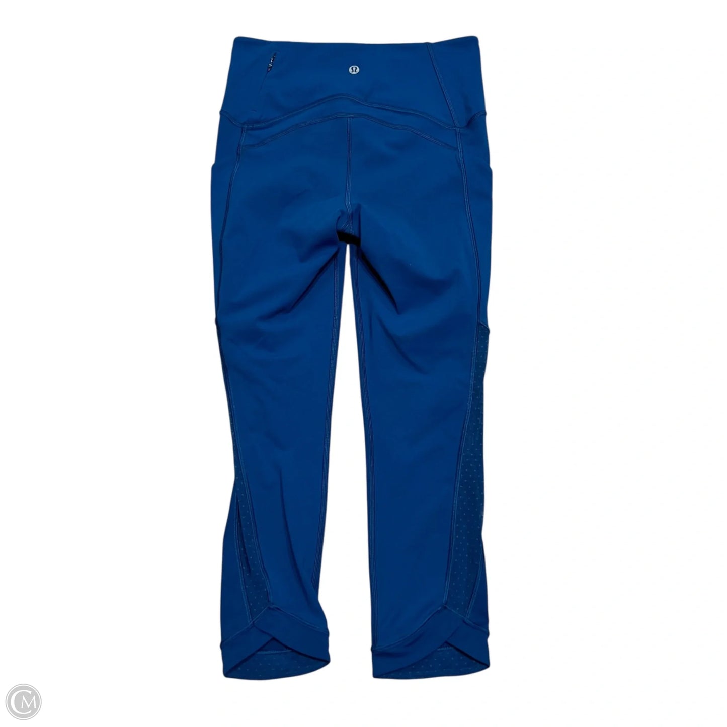 Athletic Leggings Capris By Lululemon In Blue, Size: 4