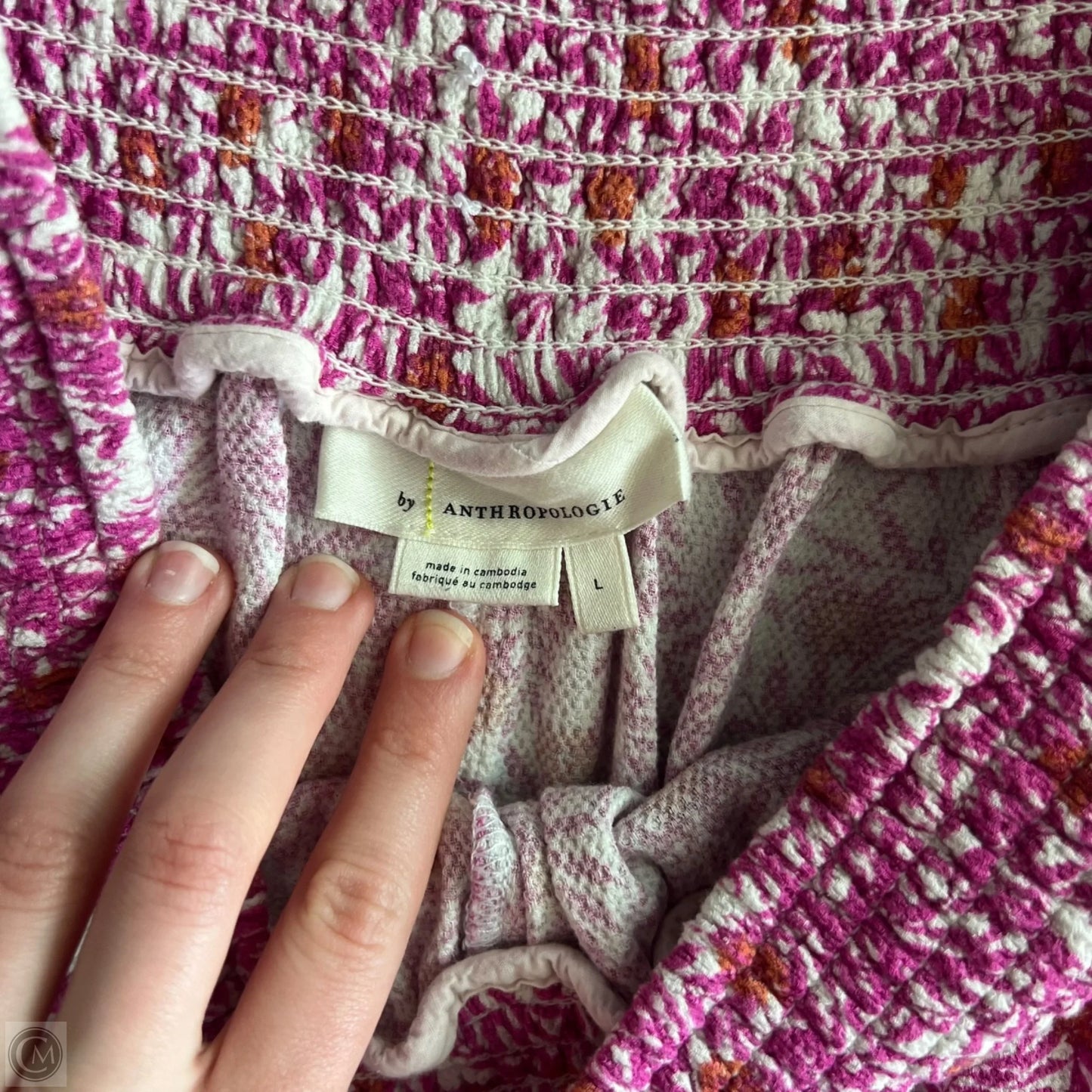 Pants Other By Anthropologie In Purple & White, Size: L