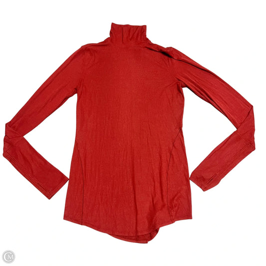 Top Long Sleeve By Lululemon In Red, Size: M