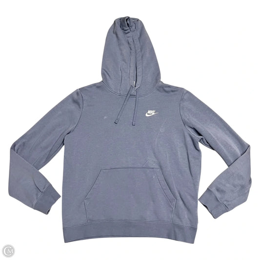 Sweatshirt Hoodie By Nike Apparel In Purple, Size: M