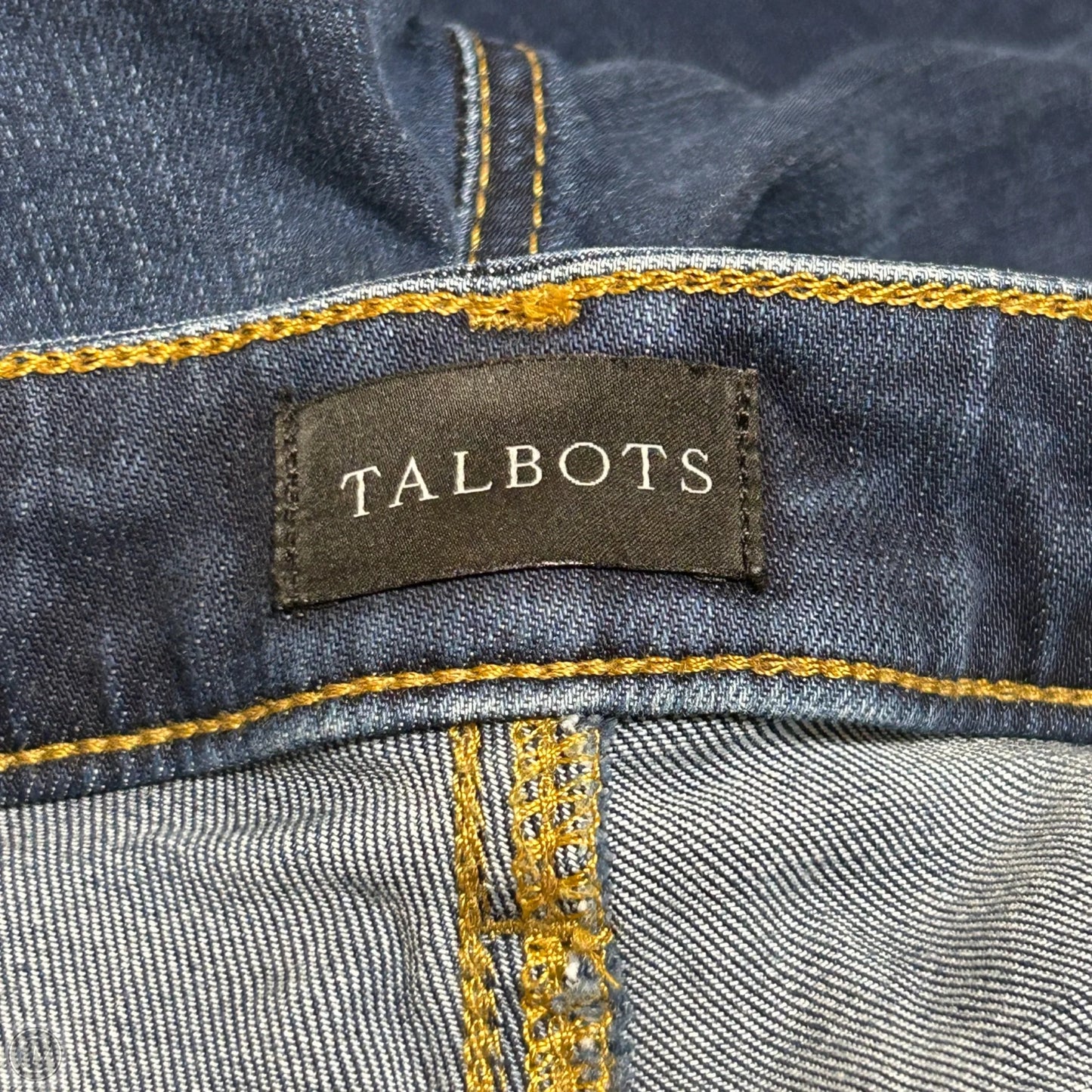 Jeans Skinny By Talbots In Blue Denim, Size: 10