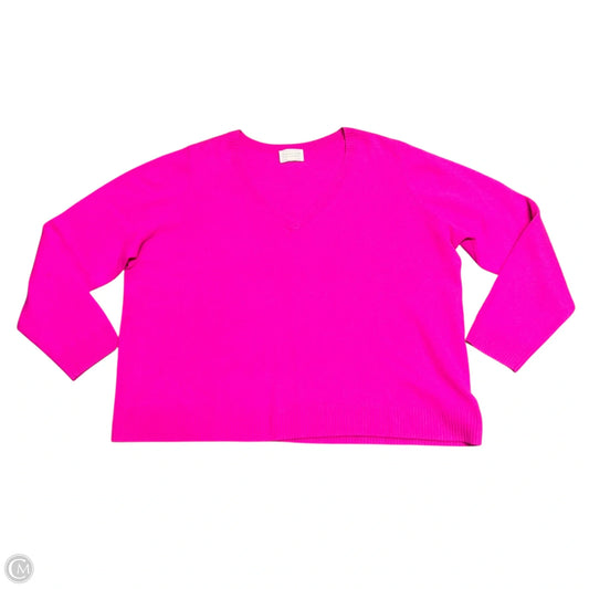 Sweater Cashmere By Caslon In Pink, Size: 2x