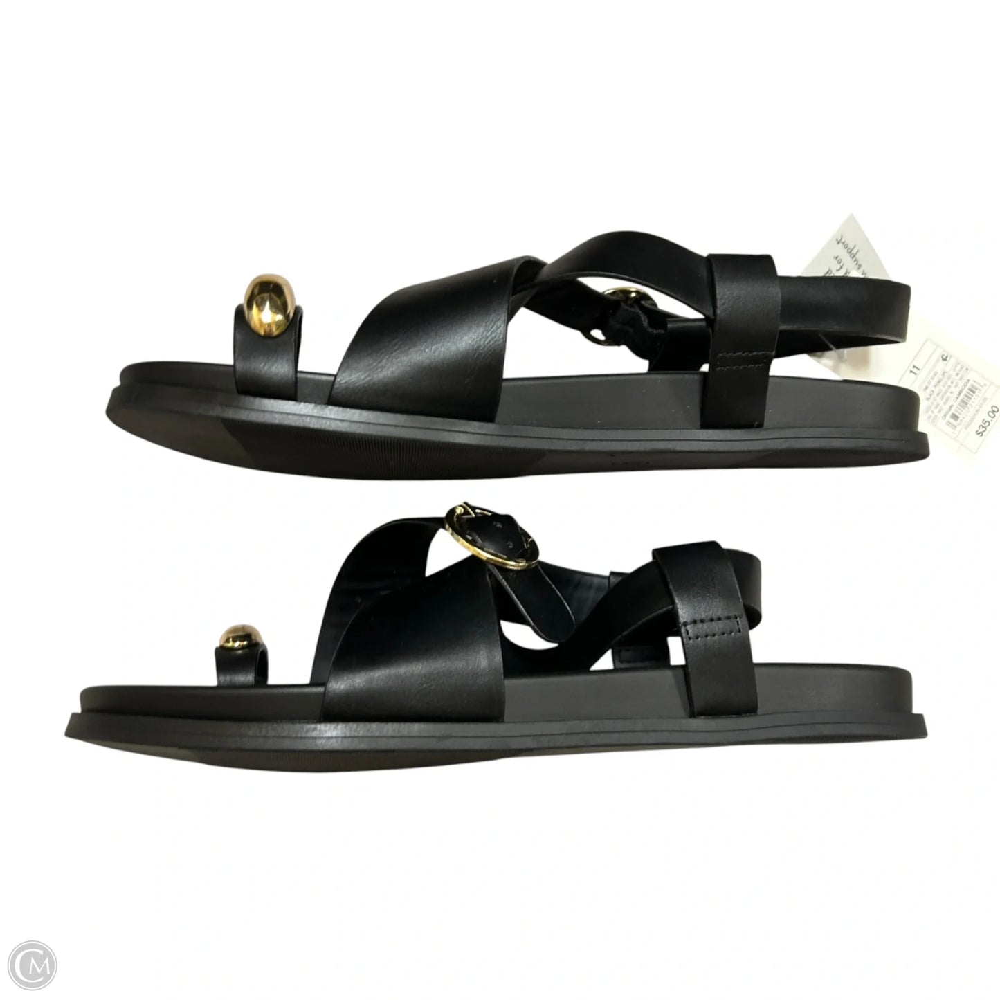 Sandals Flats By A New Day In Black, Size: 11