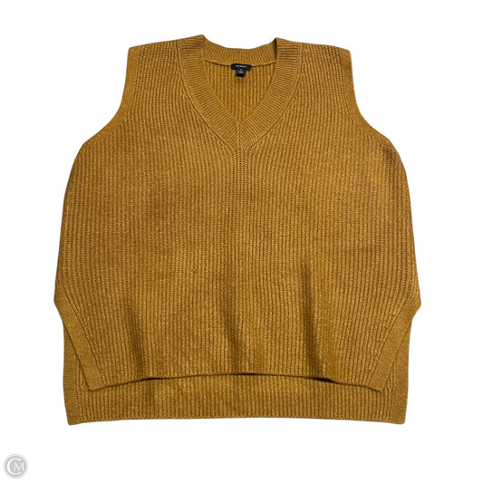 Vest Sweater By Halogen In Tan, Size: 2x