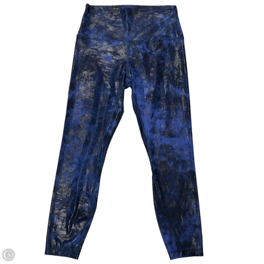 Athletic Leggings Capris By Lululemon In Blue, Size: 8