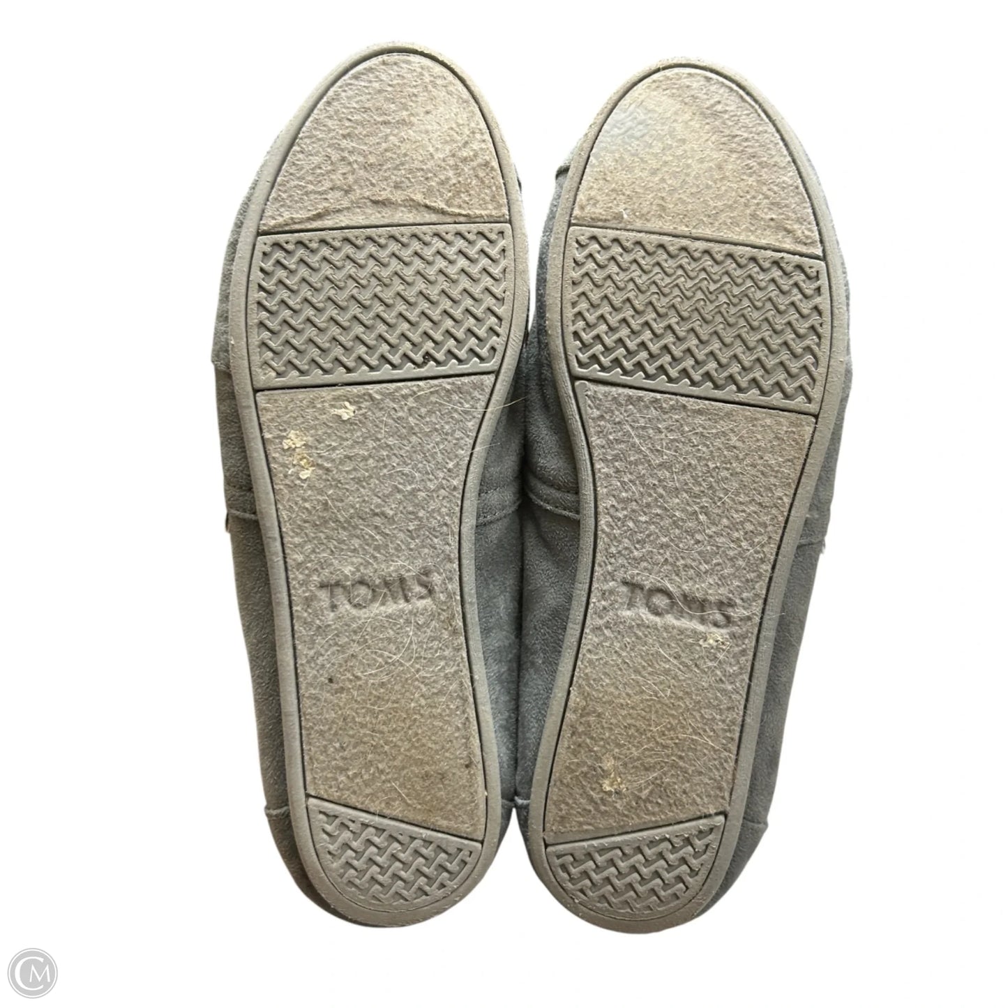 Shoes Flats By Toms In Grey, Size: 7.5