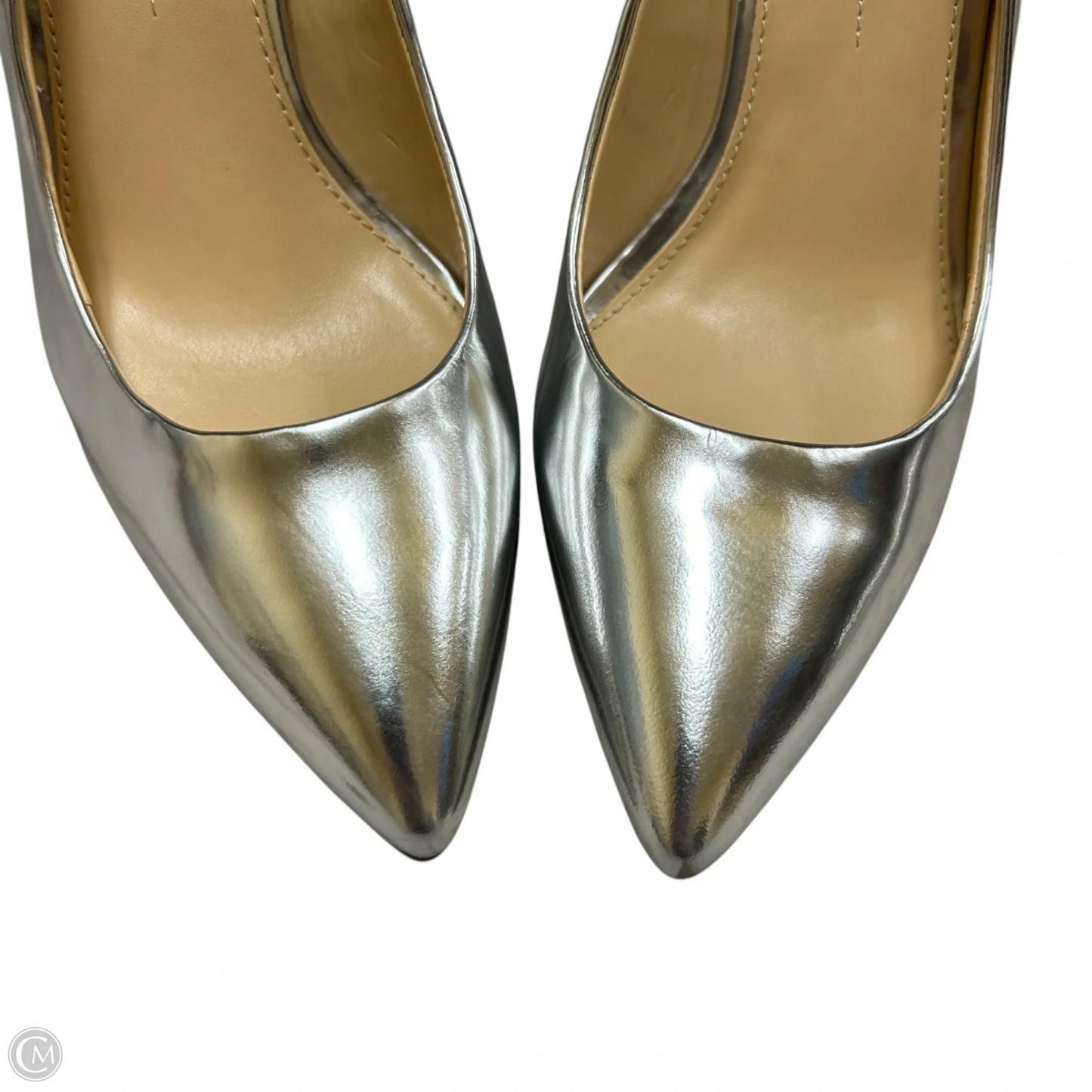 Shoes Heels Stiletto By Banana Republic In Silver, Size: 7