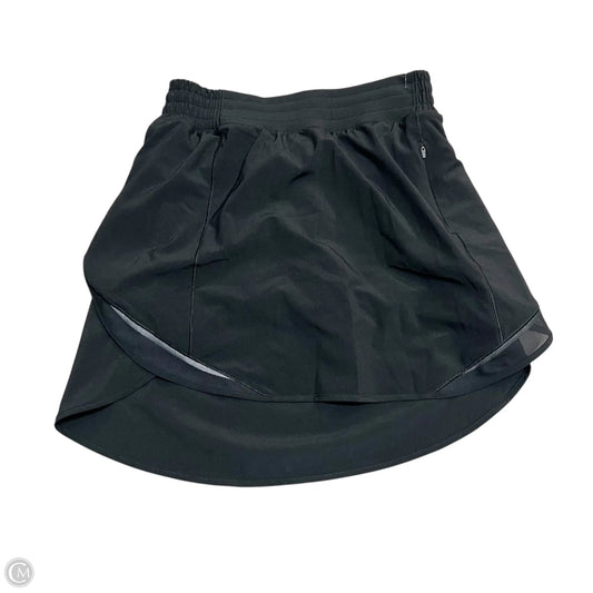 Athletic Skort By Lululemon In Black, Size: 4