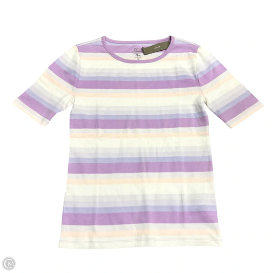 Top Short Sleeve By J. Crew In Multi-colored, Size: S