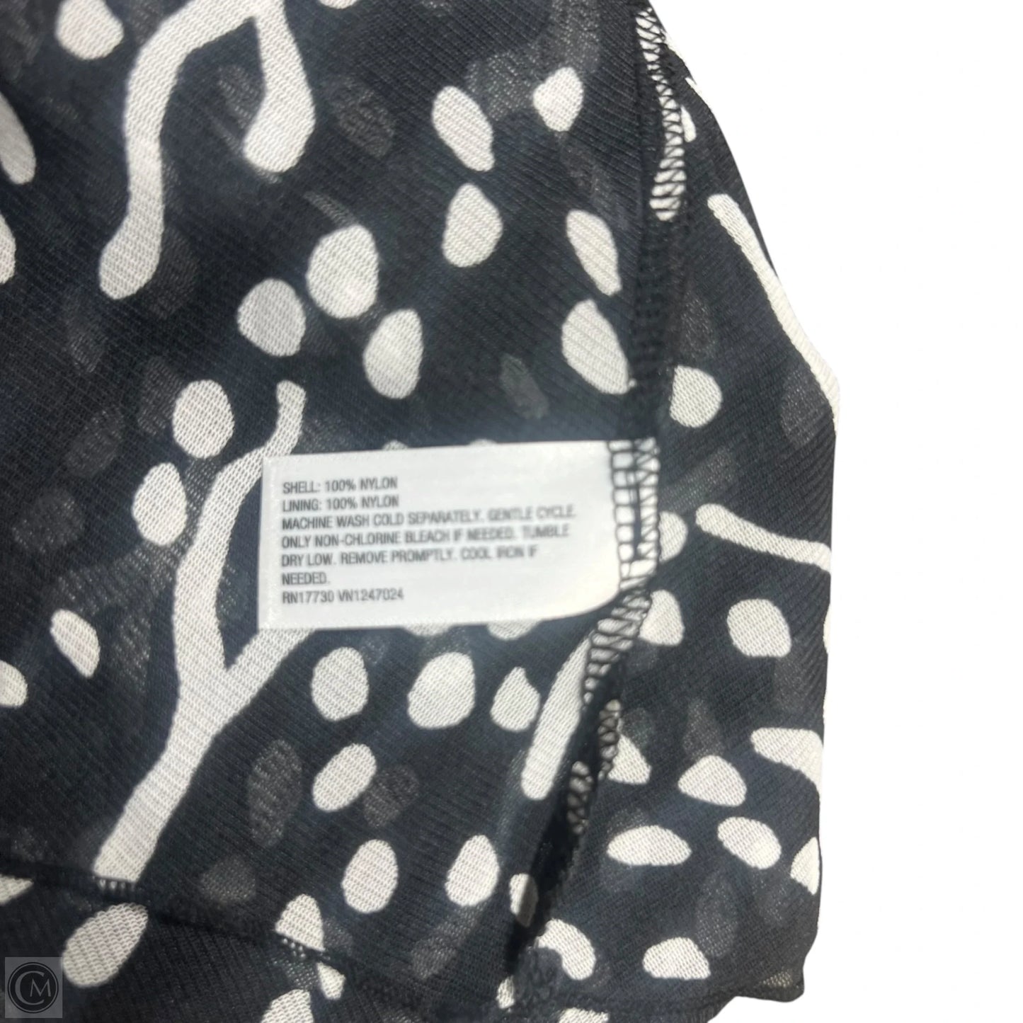 Dress Designer By Diane Von Furstenberg In Black & White, Size: Xs