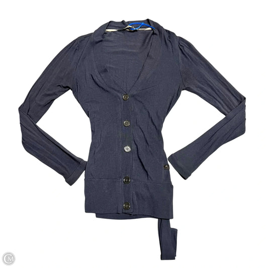 Cardigan Luxury Designer By Burberry In Grey, Size: L