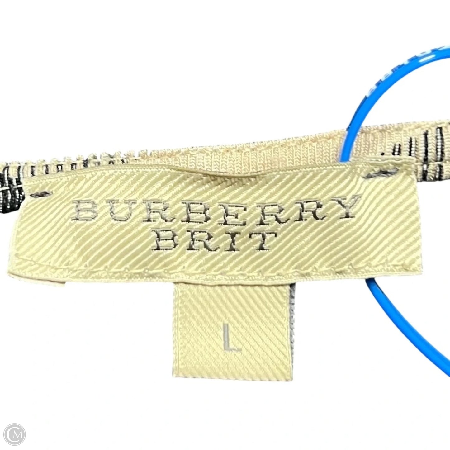 Cardigan Luxury Designer By Burberry In Grey, Size: L