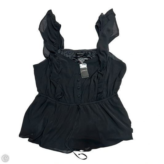 Top Short Sleeve By Torrid In Black, Size: 2x