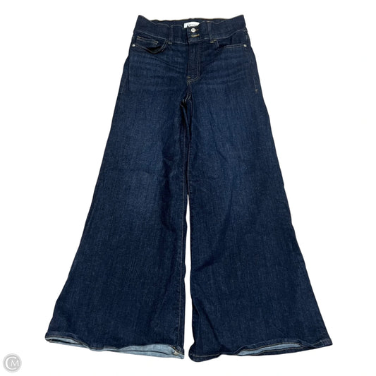 Jeans Flared By Frame In Blue Denim, Size: 6