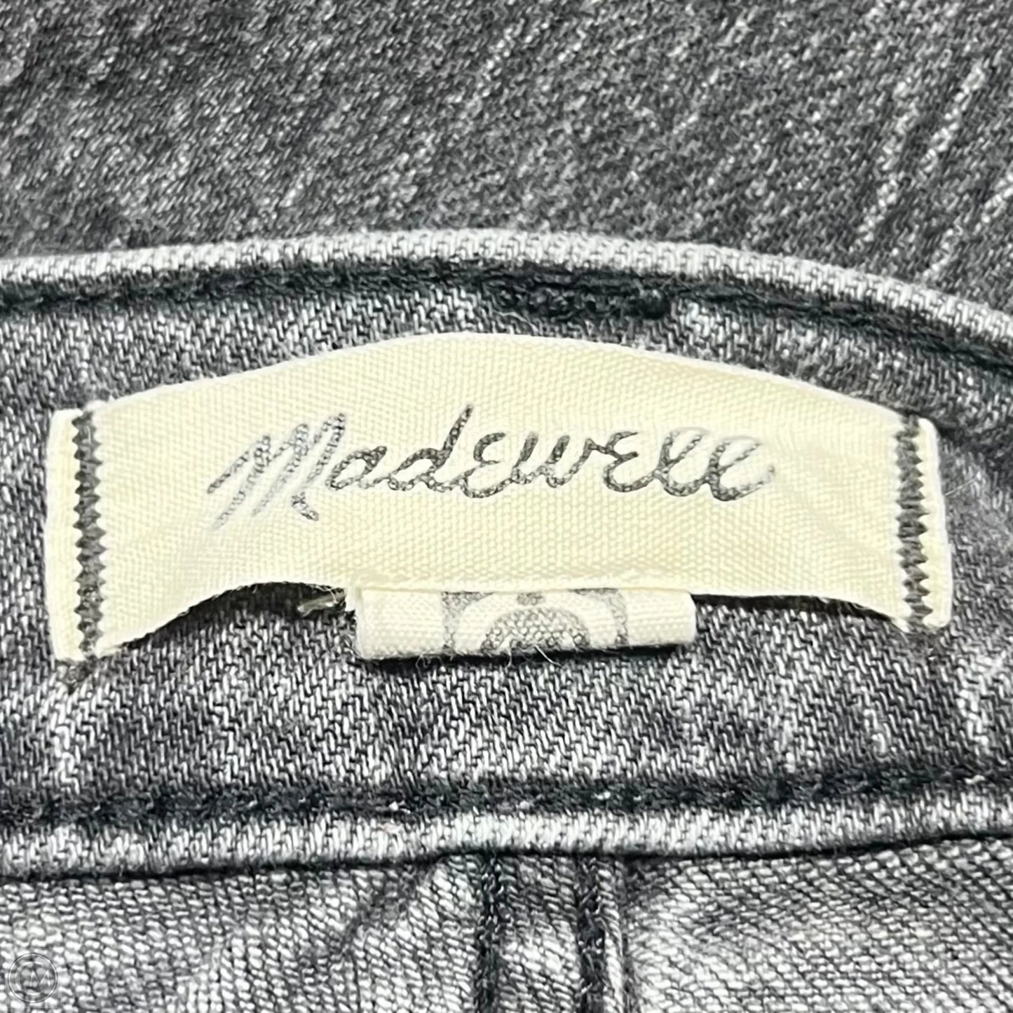 Jeans Skinny By Madewell In Grey Denim, Size: 2