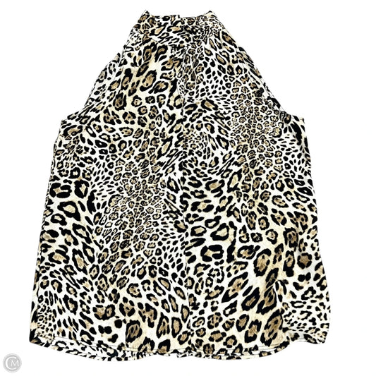 Top Sleeveless By Drew In Leopard Print, Size: M