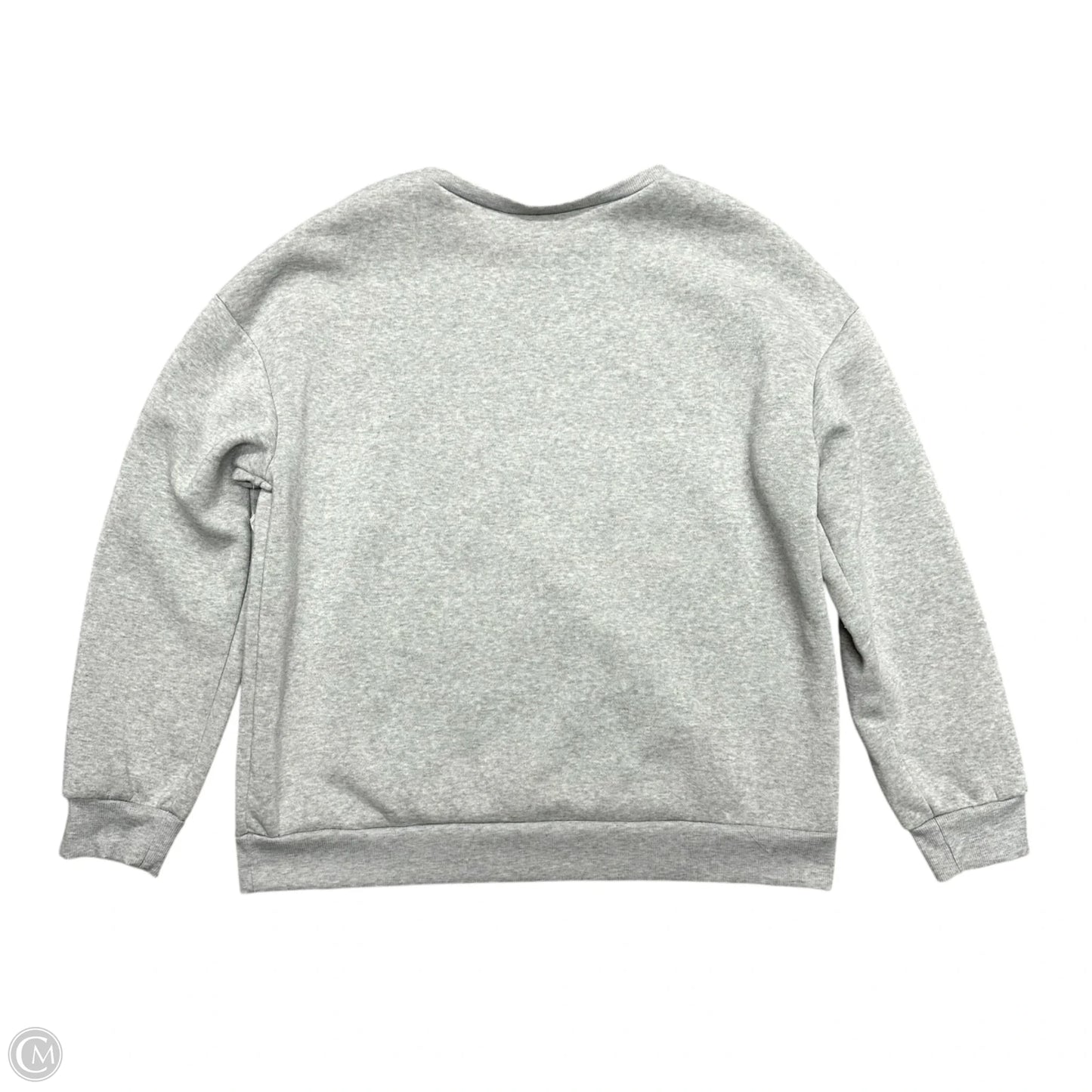 Sweatshirt Crewneck In Grey, Size: 1x