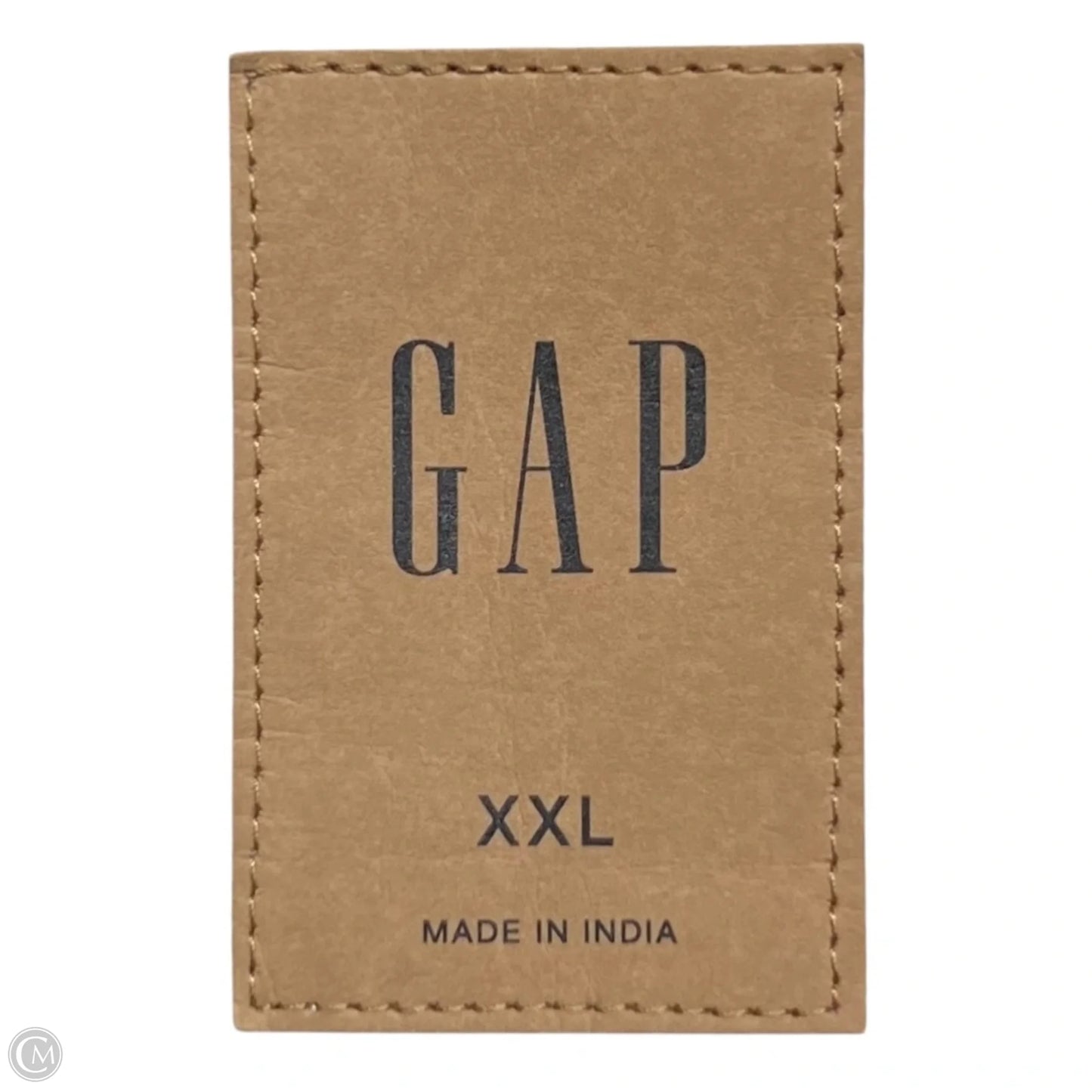 Jacket Denim By Gap In Cream, Size: Xxl