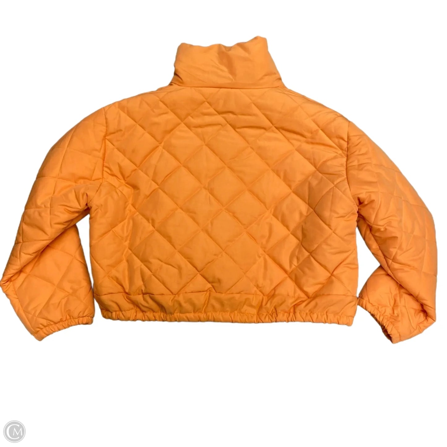 Jacket Puffer & Quilted By White Birch In Orange, Size: 3x
