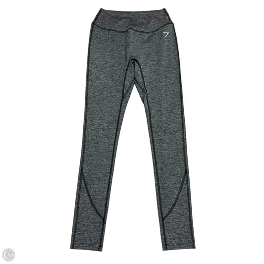 Athletic Leggings By Gym Shark In Black & Grey, Size: Xs