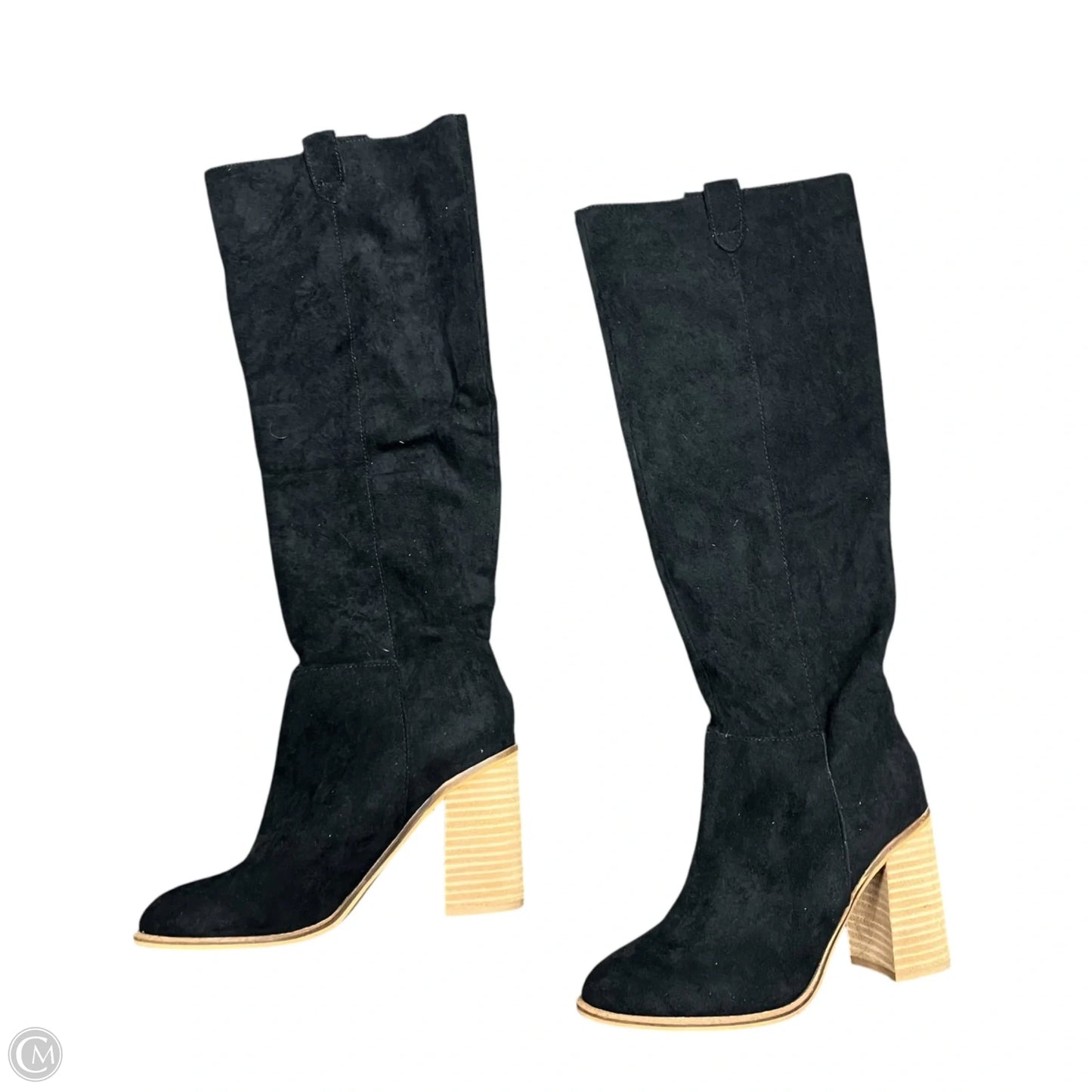 Boots Knee Heels By Oasis Society In Black, Size: 7.5