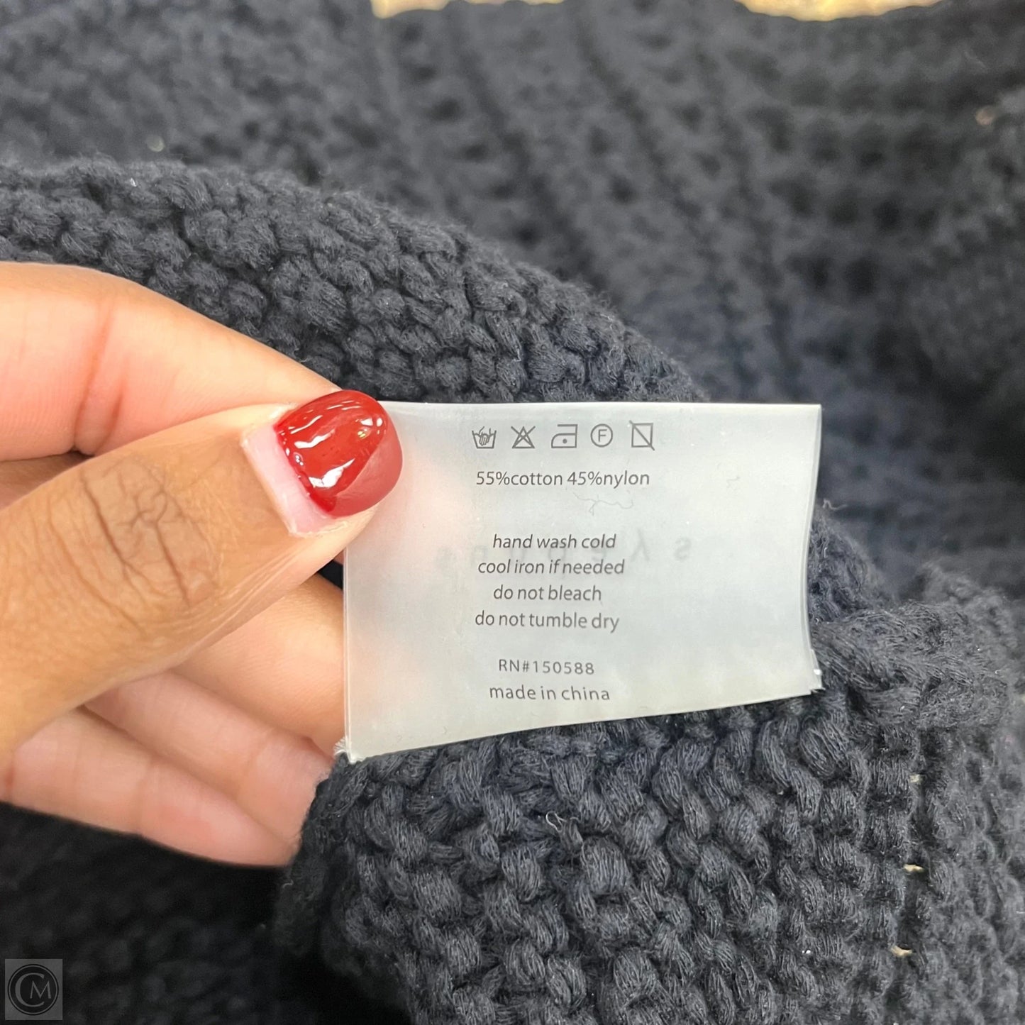 Sweater Cardigan By Sundays In Black, Size: M