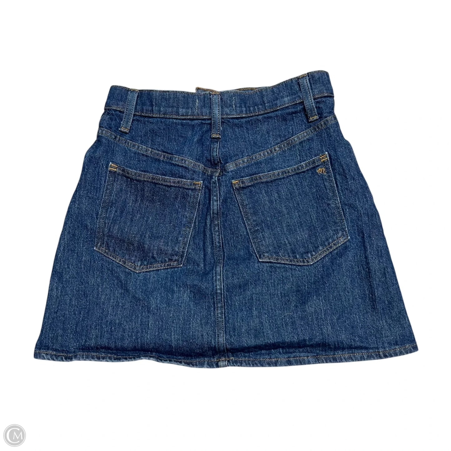 Skirt Midi By Madewell In Blue Denim, Size: 2