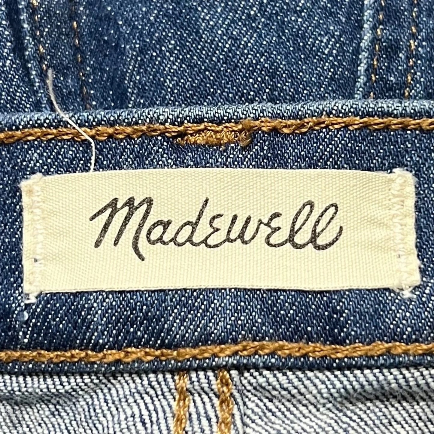 Skirt Midi By Madewell In Blue Denim, Size: 2