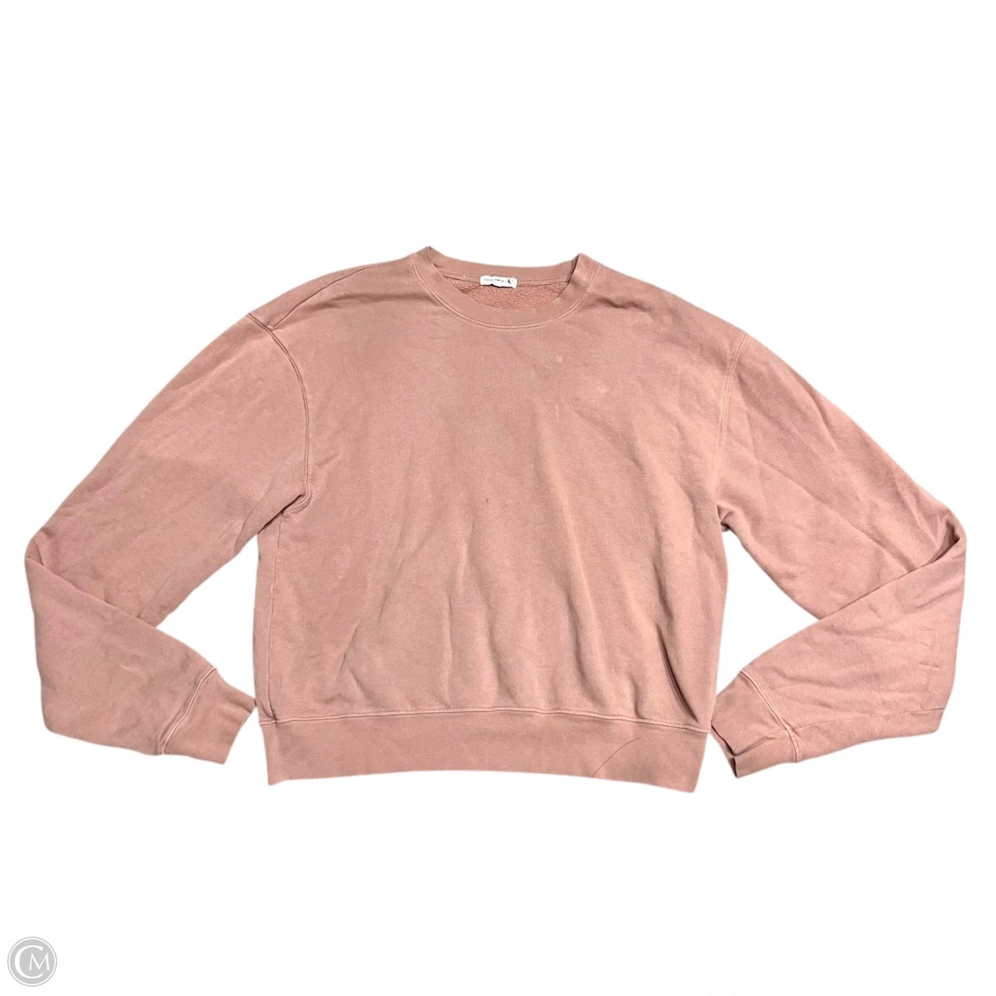 Sweatshirt Crewneck By Good American In Mauve, Size: Xs