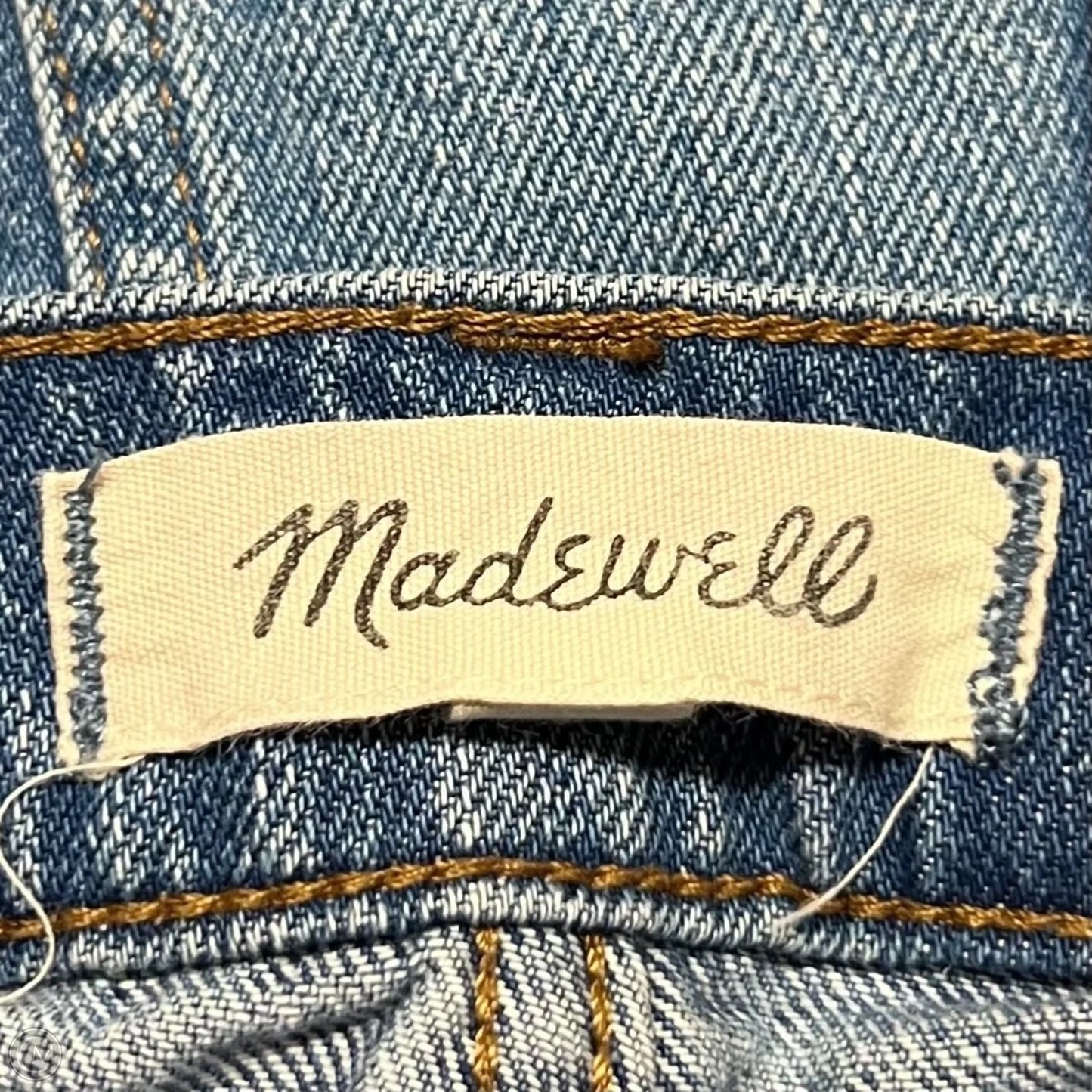 Skirt Mini & Short By Madewell In Blue Denim, Size: 2