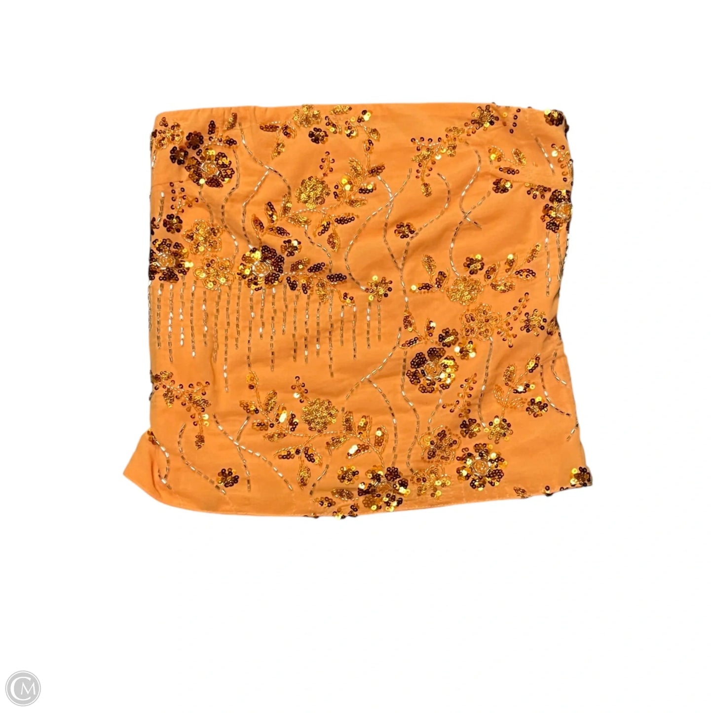Top Sleeveless  In Orange, Size: M