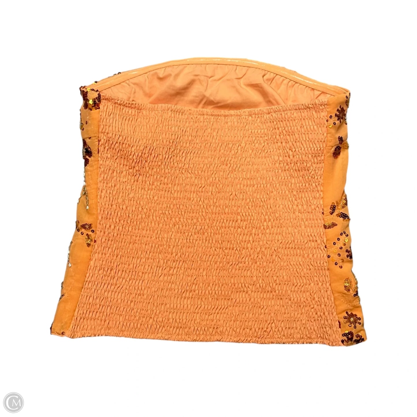 Top Sleeveless  In Orange, Size: M