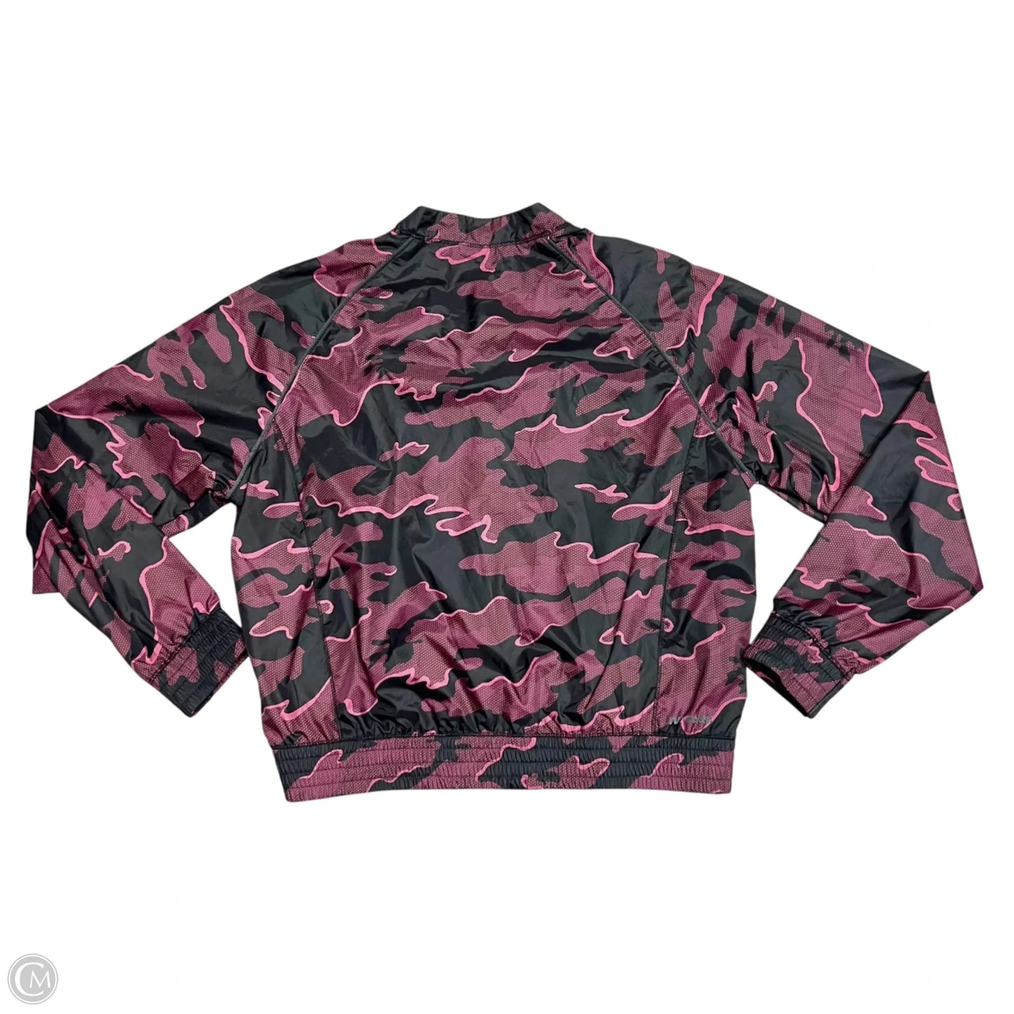 Athletic Jacket By Ivy Park In Black & Pink, Size: M