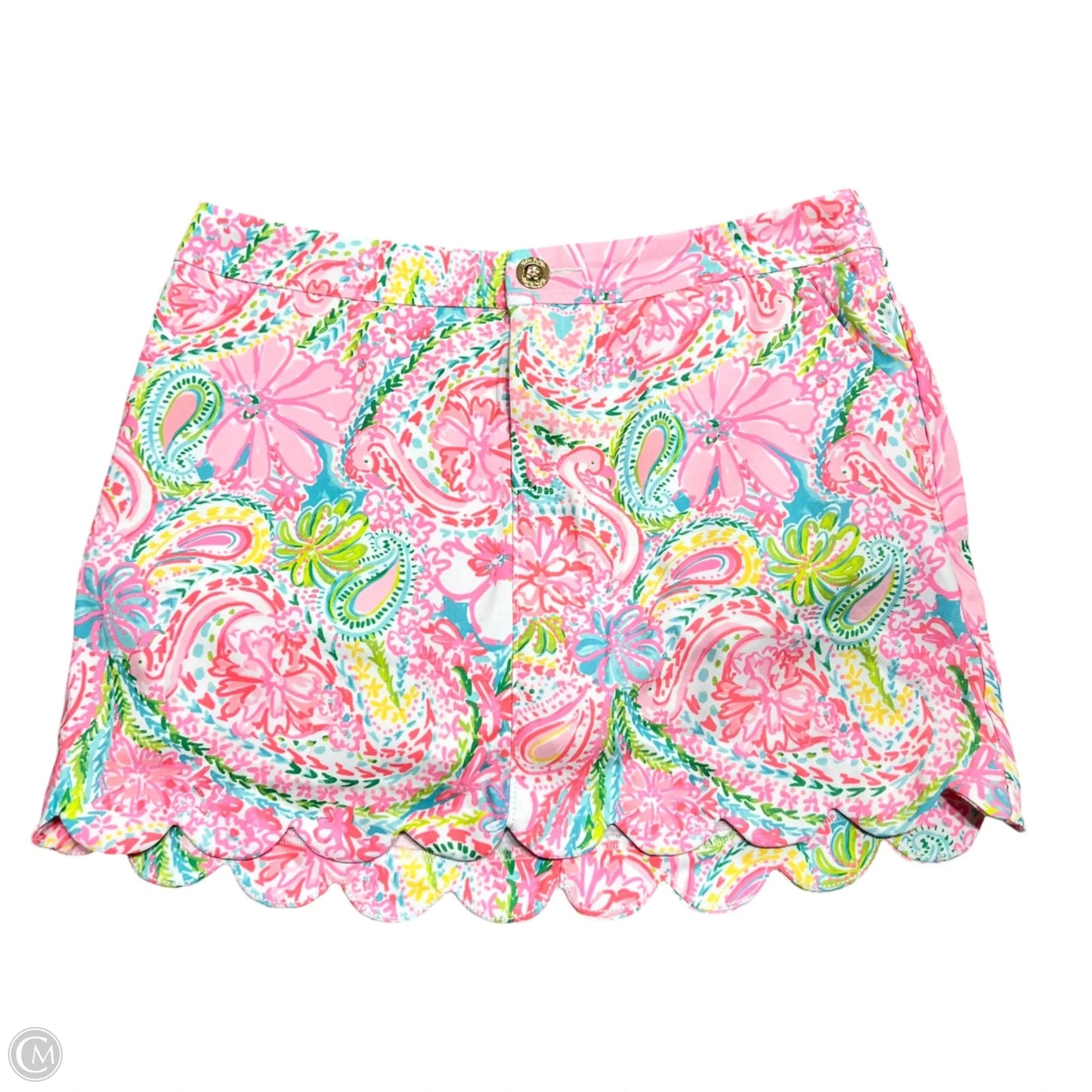 Skirt Designer By Lilly Pulitzer In Blue & Pink, Size: 4