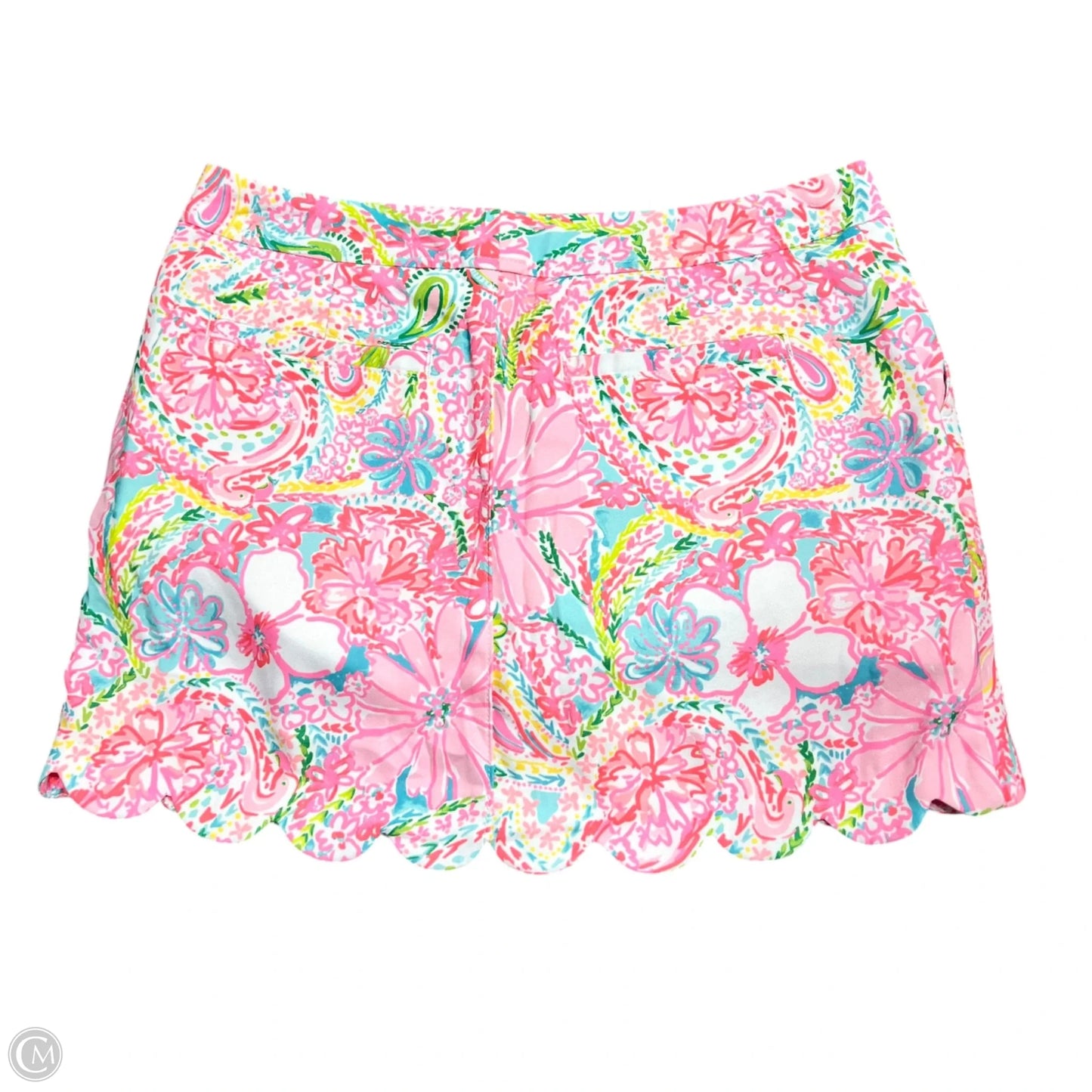 Skirt Designer By Lilly Pulitzer In Blue & Pink, Size: 4