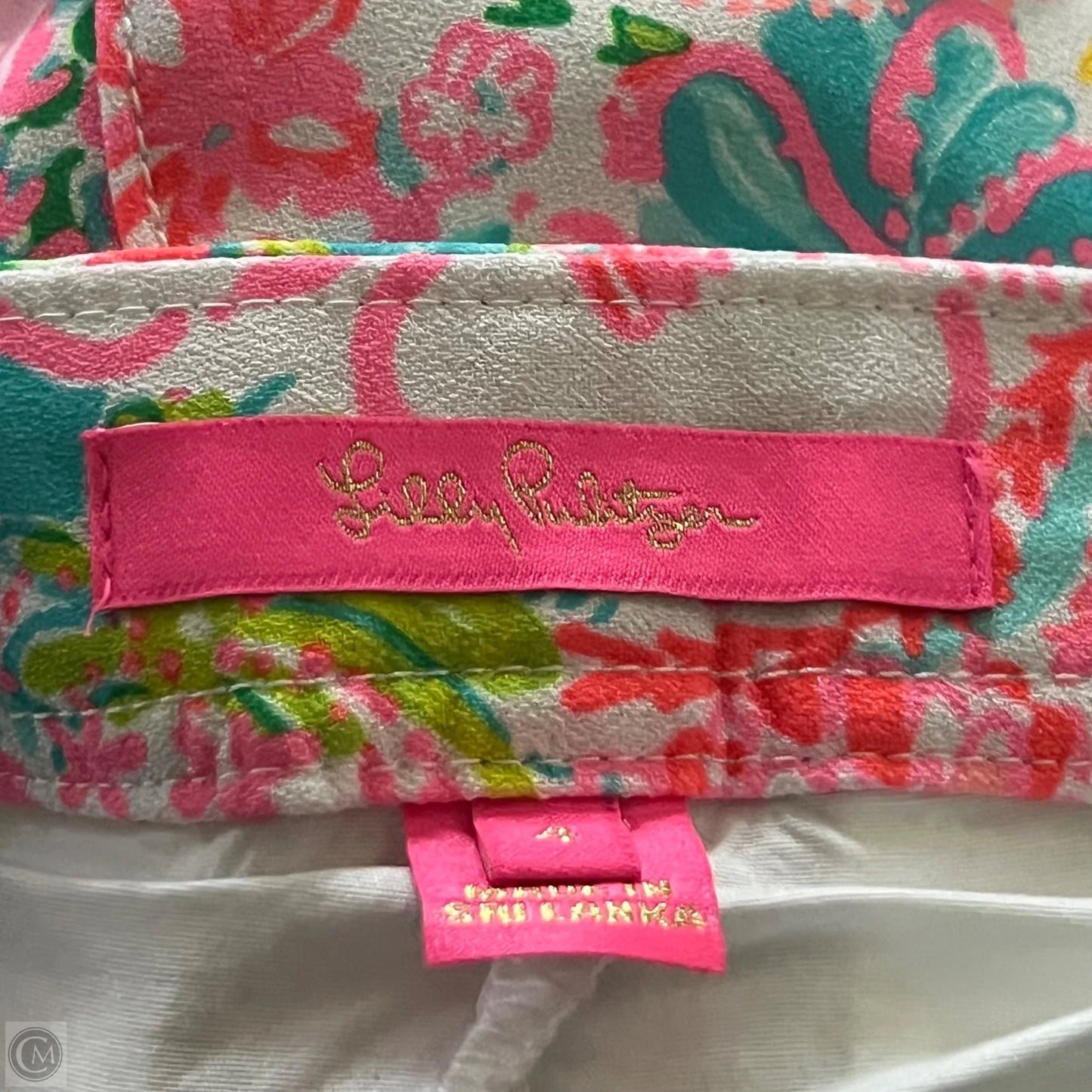 Skirt Designer By Lilly Pulitzer In Blue & Pink, Size: 4