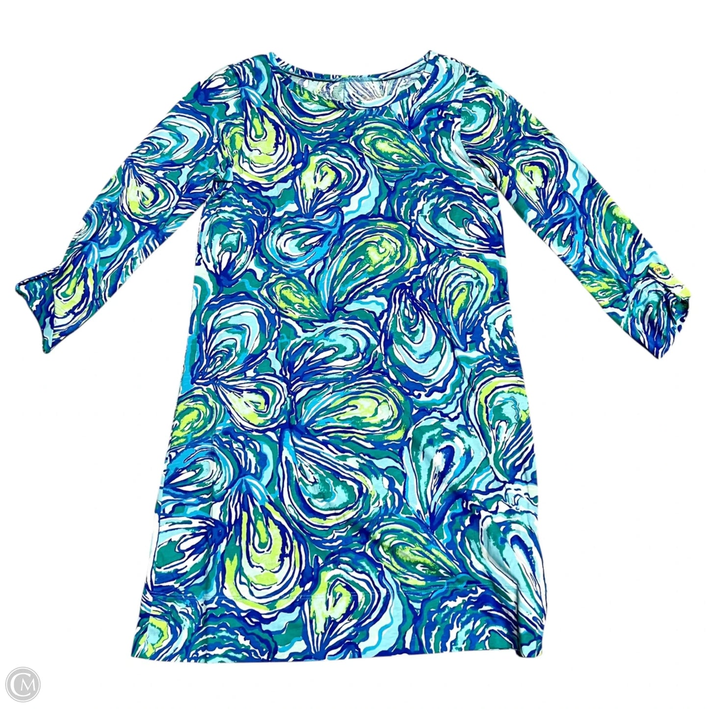 Dress Designer By Lilly Pulitzer In Blue & Green, Size: S