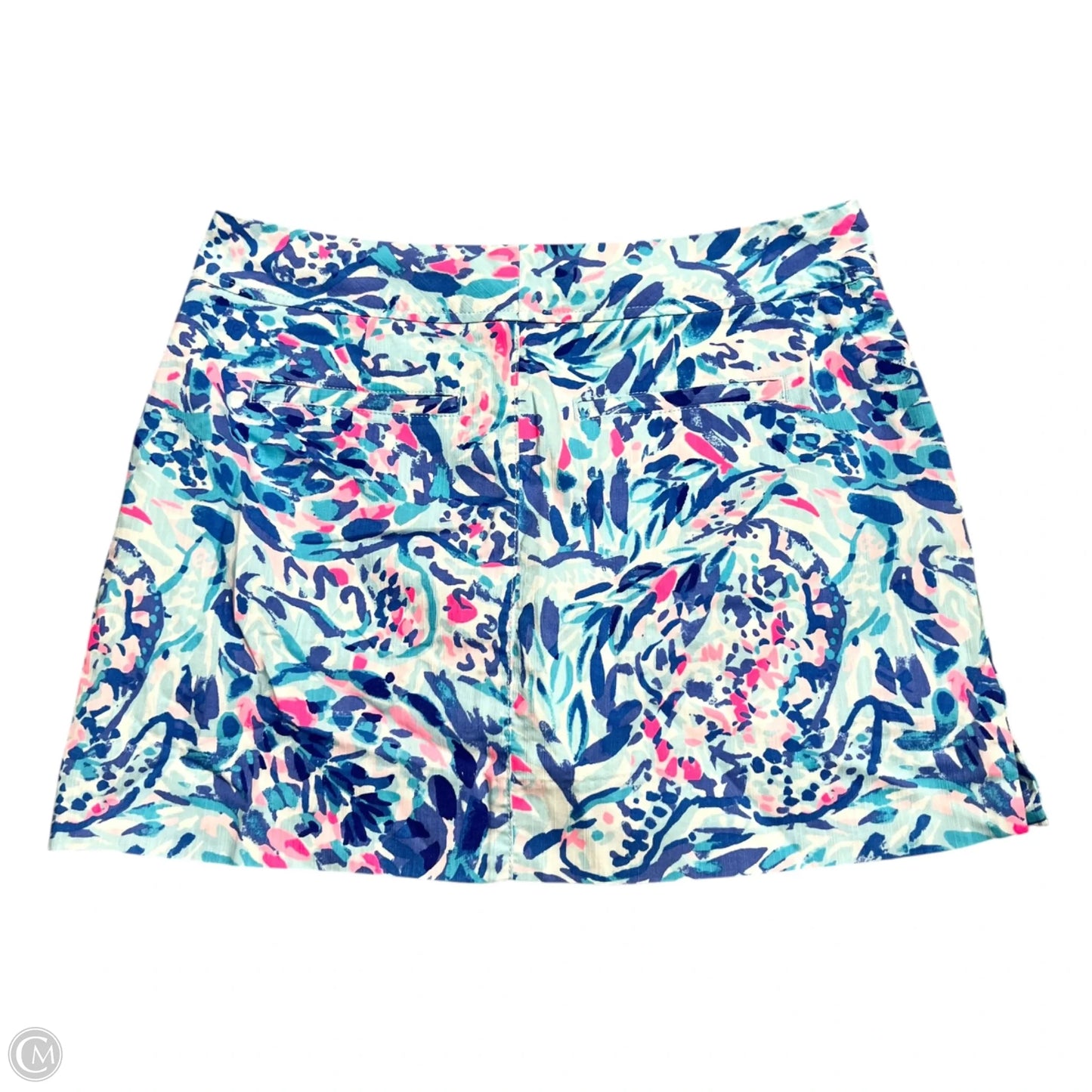 Skirt Designer By Lilly Pulitzer In Blue & Pink, Size: 8